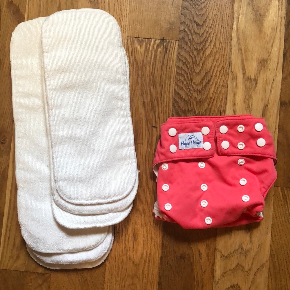 Happy Heiny pocket shell snap cloth diaper